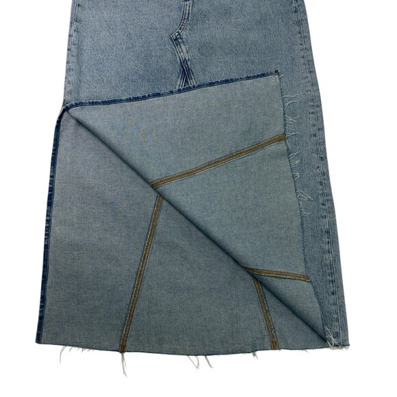 Levi’s Premium Iconic Long Denim Maxi Skirt  Blue Size 30 / 10 / Medium NWT - Picture 9 of 15
